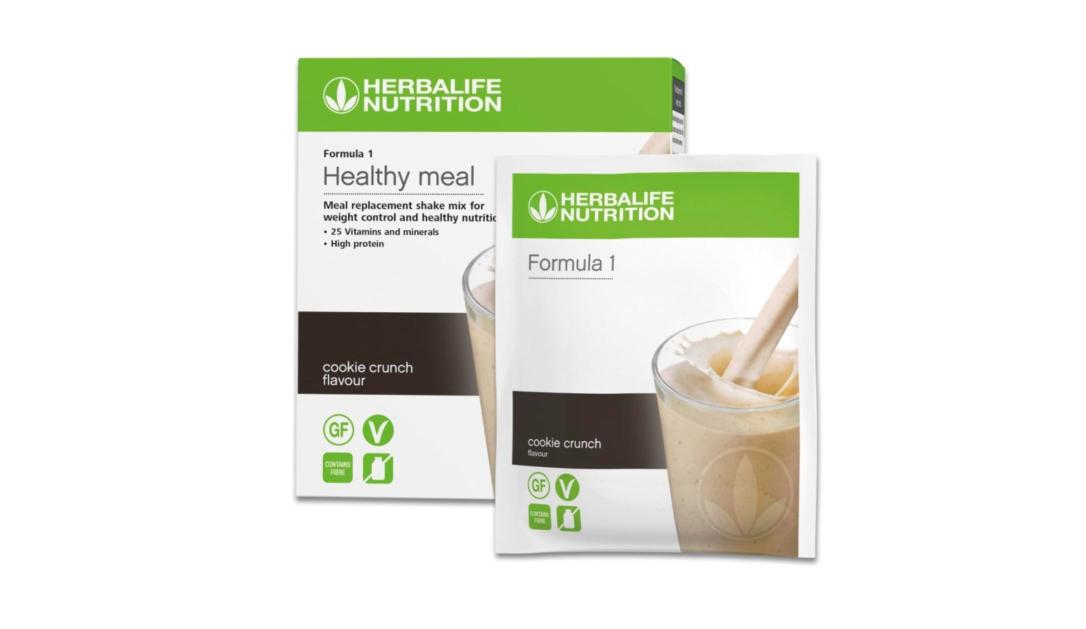 Formula 1 Nutritional Shake Mix Sachets Cookie Crunch Pack of 7 sachets