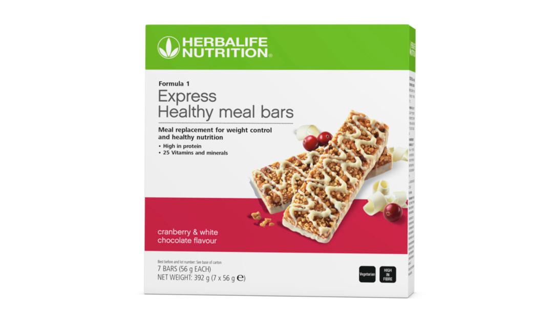 Formula 1 Express Healthy Meal Bars Cranberry & White Chocolate 7 bars per box